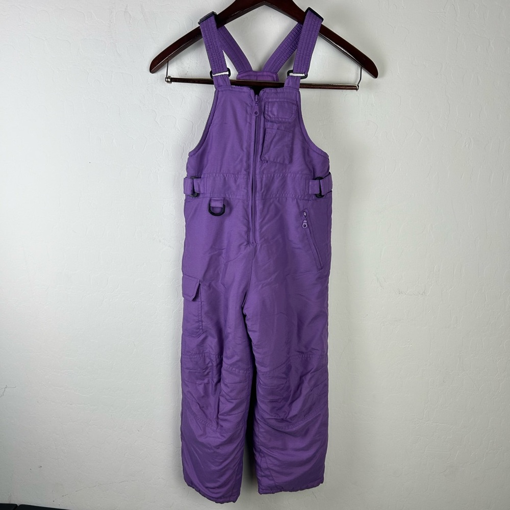 Sno Ski Bib Pants Overalls Glaciers Edge Size 5/6 Purple snow